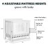 Kalani 4 In 1 Convertible Mini Crib