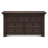 Classic 7 Drawer Double Wide Dresser