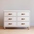 Tanner 6 Dresser Dresser - Warm White