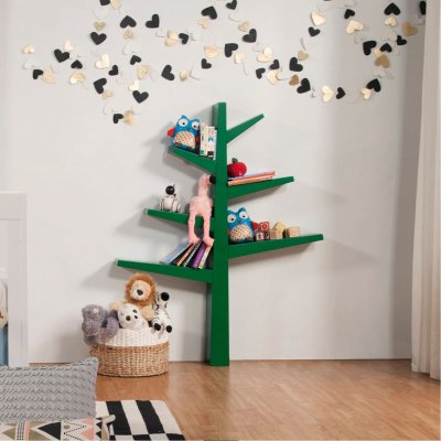 Babyletto Spruce Tree Bookcase Green