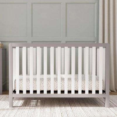 Carters Colby 4-in-1 Low Profile Convertible Crib - Grey White