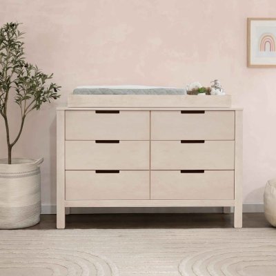 DaVinci Colby 6 Draw Dresser - Washed Natural