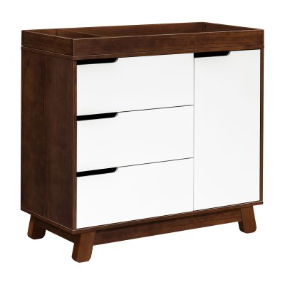 Babyletto Hudson 3 Drawer Changer Dresser - Espresso White