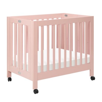 Babyletto Origami Mini Crib - Petal Pink