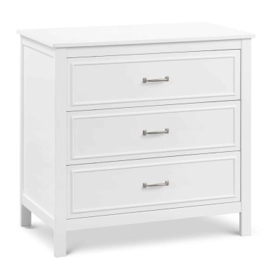 Davinci Charlie 3 Drawer Dresser - White