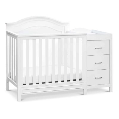 DaVinci Charlie 4- In -1 Convertible Mini Crib N Changer White