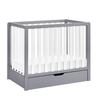 Davinci Colby 4 - In - 1 Convertible Mini Crib With Trundle Grey White