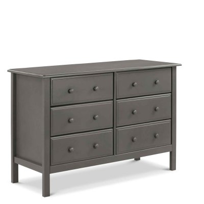 DaVinci Jayden 6 Drawer Double Dresser Slate