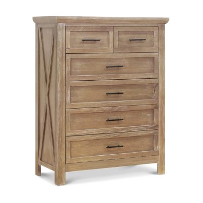 Monogram by Namesake Emory Farmhouse 6 Drawer Chest - Driftwood